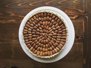 Raw Vegan Fig & Pecan Tart at Foodwise Kitchen in Arcata