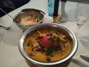 Veggie korma at Lahore Palace in Darmstadt