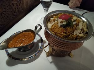 Veggie biryani at Lahore Palace in Darmstadt