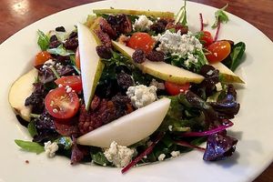 Huge selection of salads
 at Aqus Cafe in Petaluma