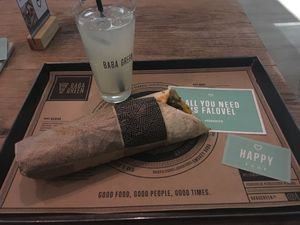 Falafel Laffa at Baba Green in Dusseldorf