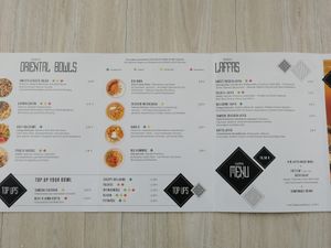 BabaGreen Düsseldorf new menu card at Baba Green in Dusseldorf