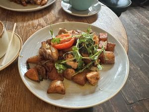 Breakfast hash #beige  at Wapentake in Leeds