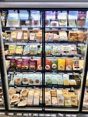 Vegan meat alternatives   at NaturaSi - Petitti in Milan