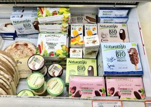 Ice creams   at NaturaSi - Petitti in Milan