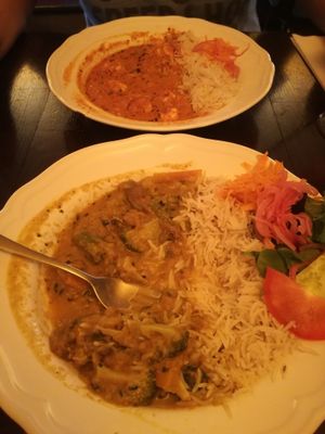 Curry and Paneer at Cafe Munk in Copenhagen