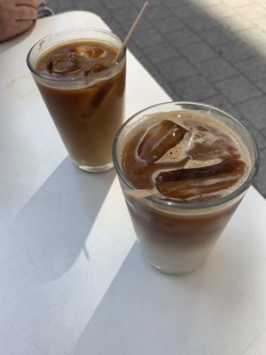 iced lattes at Tlok in Gdynia
