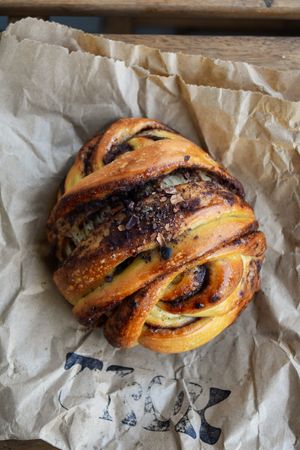 Vegan bun at Tlok in Gdynia