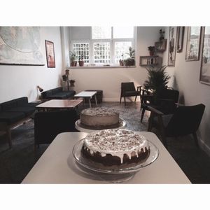 veggan cake at Tlok in Gdynia