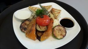 stek at Veggie House in Astana