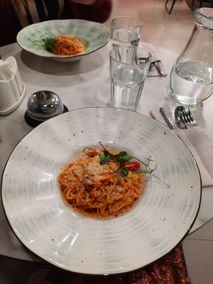 Vegan Bolognese at Veggie House in Astana