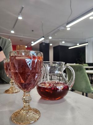 Pomegranate Limonade at Veggie House in Astana