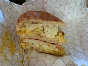 Uncheese grillerrrr goes good with the tomato soup  at Grandpa Mac - Coastal Hwy in Rehoboth Beach