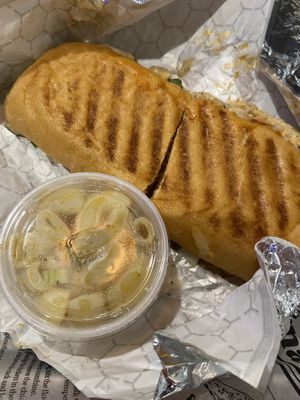 Veg Rehoboth (sorry for not showing the inside- the filling was well distributed! Haha)  at Grandpa Mac - Coastal Hwy in Rehoboth Beach