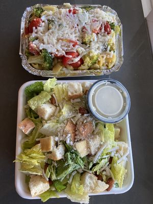 Vegan Caesar and Build-Your-Own Mac  at Grandpa Mac - Coastal Hwy in Rehoboth Beach
