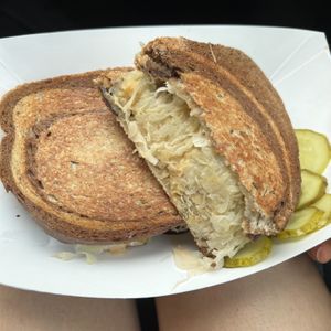 curia reuben (get this!!!!)  at Curia on the Drag Food Truck in Gainesville