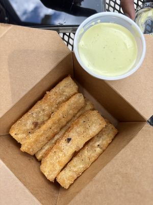 yuca fries   at Curia on the Drag Food Truck in Gainesville