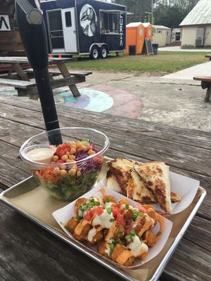 Beautiful lunch! Tasty too  at Curia on the Drag Food Truck in Gainesville