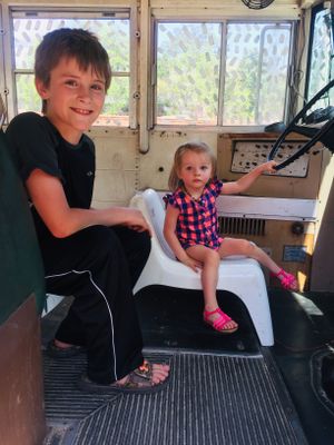 Bus fun for the kids at Curia on the Drag Food Truck in Gainesville