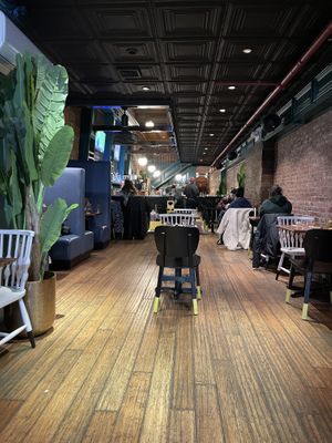 Dining  at Bareburger - Hell's Kitchen in New York City