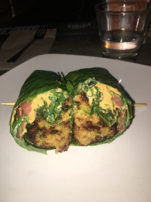 Farmstead burger  at Bareburger - Hell's Kitchen in New York City