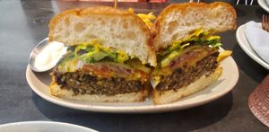 Planta burger at PLANTA - Yorkville in Toronto