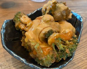 Bang Bang Broccoli - delicious!   at PLANTA - Yorkville in Toronto