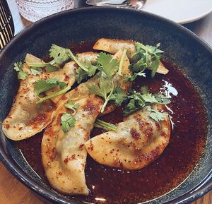 Dumplings  at PLANTA - Yorkville in Toronto