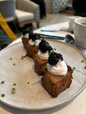 1000 layer potatoes. The cream is not my favourite, but overall it’s good.   at PLANTA - Yorkville in Toronto
