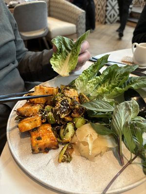 Lettuce wraps. A classic.   at PLANTA - Yorkville in Toronto