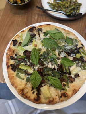 Leek Bianca pizza - spectacular   at PLANTA - Yorkville in Toronto