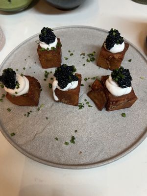 1000 layer crispy potato   at PLANTA - Yorkville in Toronto