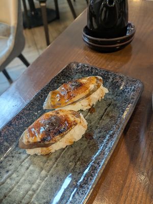 Eggplant unagi #Veganuary at PLANTA - Yorkville in Toronto