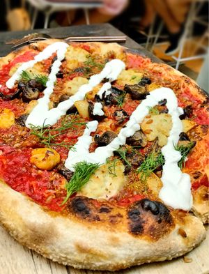 Pizzas are amazing!  at PLANTA - Yorkville in Toronto