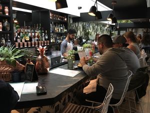La Planta’s bar area at PLANTA - Yorkville in Toronto