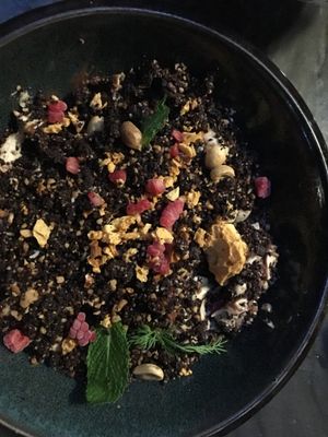 The chocolate terrine: to die for. at PLANTA - Yorkville in Toronto