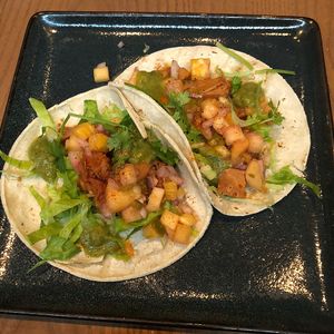 jackfruit tacos  at PLANTA - Yorkville in Toronto