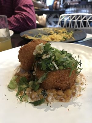 "Crab" Cake at PLANTA - Yorkville in Toronto