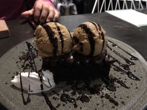 Sinful Chocolate Brownie at PLANTA - Yorkville in Toronto