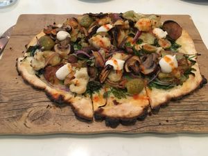 Gluten free pizza at PLANTA - Yorkville in Toronto