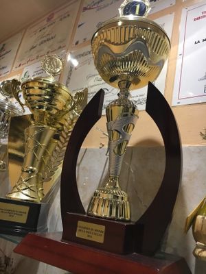 Cup of the best vegan pizza in the world. at Pizza Julia in Paris