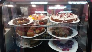 vegan desserts at Garden in Kyiv