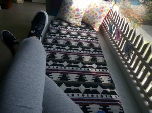 comfortable seats and lounge area at Garden in Kyiv