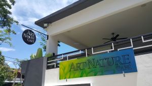 Art Nature Cafe outview at Art Nature Gallery Cafe in Alor Setar