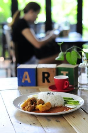 Relaxing place  at Art Nature Gallery Cafe in Alor Setar