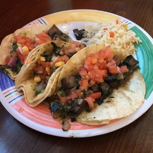 Portobello tacos  at La Qchara  in Melrose