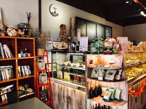 Interior at Vburg Cafe in Skudai