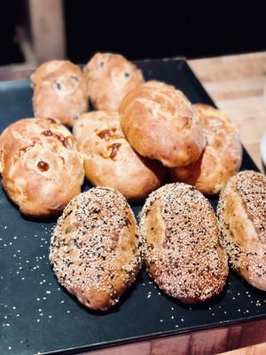 Vegan breads at Vburg Cafe in Skudai