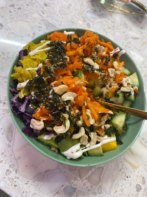 Poke Bowl salmon and kimchi   at Superfood Deli - Mariahilfer in Vienna