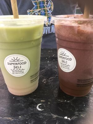 Matcha strawberry  at Superfood Deli - Mariahilfer in Vienna